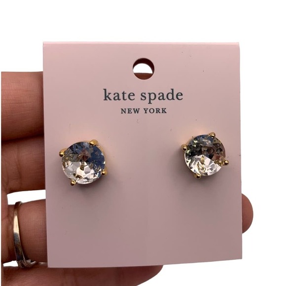 NWT Kate Spade New York Clear Earrings - Picture 1 of 2